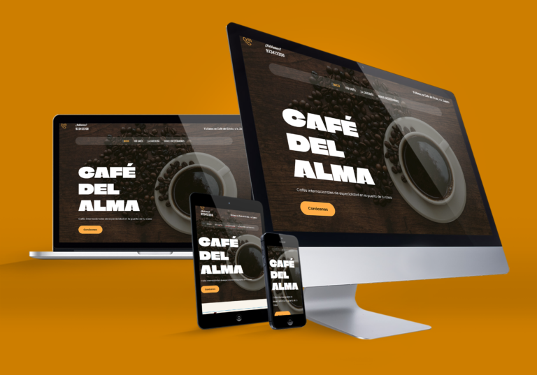 DiseÃ±o web cafÃ© del alma responsive